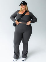 Integrity Activewear Yoga Pants Grey Curve