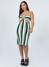 Parker Mini Dress Multi Stripe