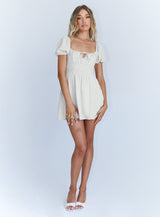 Madelyn Mini Dress Beige