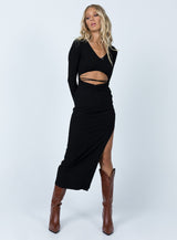 Noa Midi Dress Black