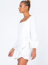 The Villa Mini Dress White