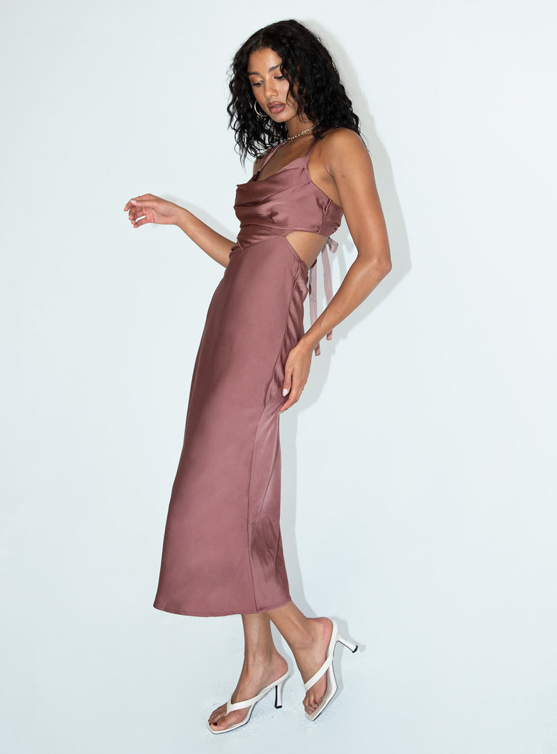 Kali Maxi Dress Brown