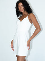 Novella Mini Dress White