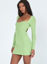 Nolan Mini Dress Green