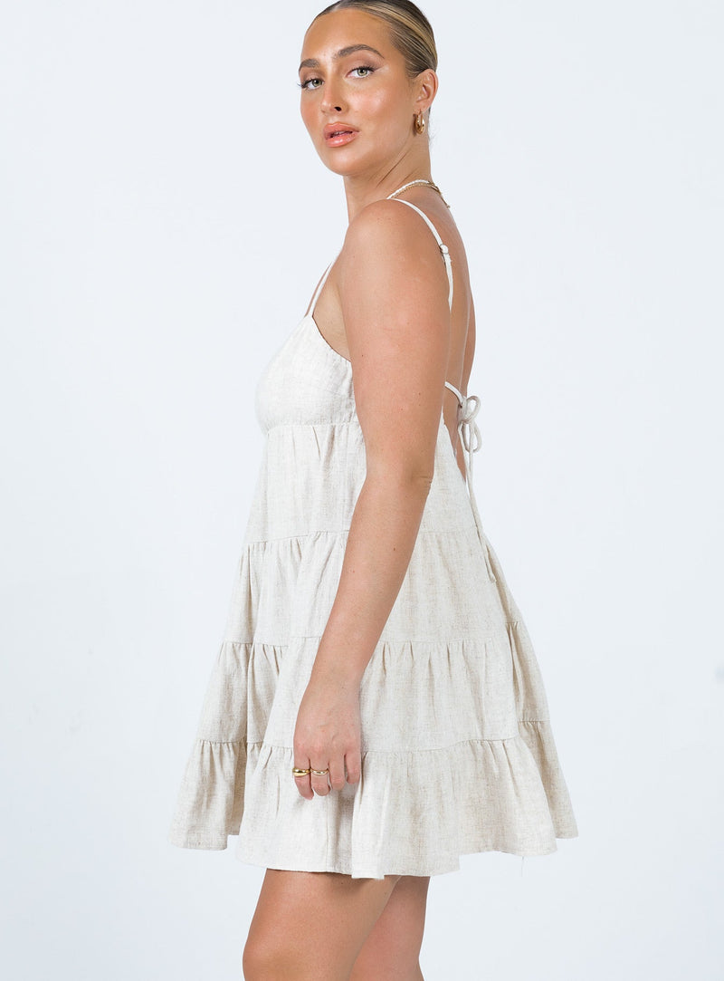 Kayda Mini Dress Beige