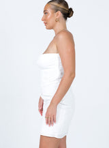 Ivy Corset Mini Dress White