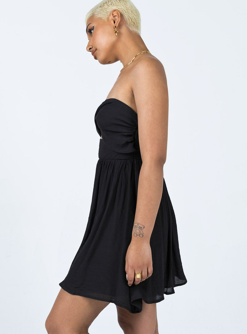 Allie Jay Mini Dress Black