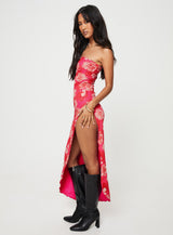 Beachy Baby Floral Maxi Dress Pink