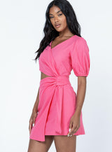 Sweet City Mini Dress Red
