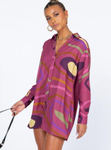 Lachlan Mini Dress Purple