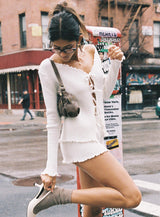 Girl Gone Wild Shorts White