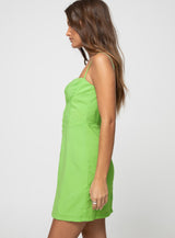 Alano Mini Dress Green