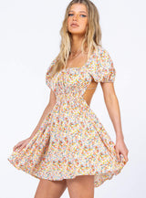 Lillian Mini Dress Multi Floral