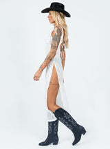 Jasmine Midi Dress White