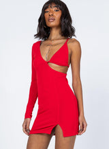 Xavier Mini Dress Red