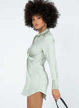 Sari Mini Dress Green