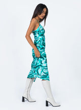 Stargazing Midi Dress Green