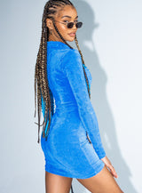 Valerie Mini Dress Blue