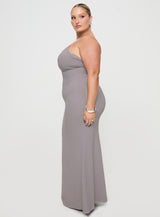 Arabellia Maxi Dress Grey Curve