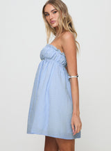 Wynston Mini Dress Blue Gingham