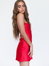 Celena Mini Dress Red