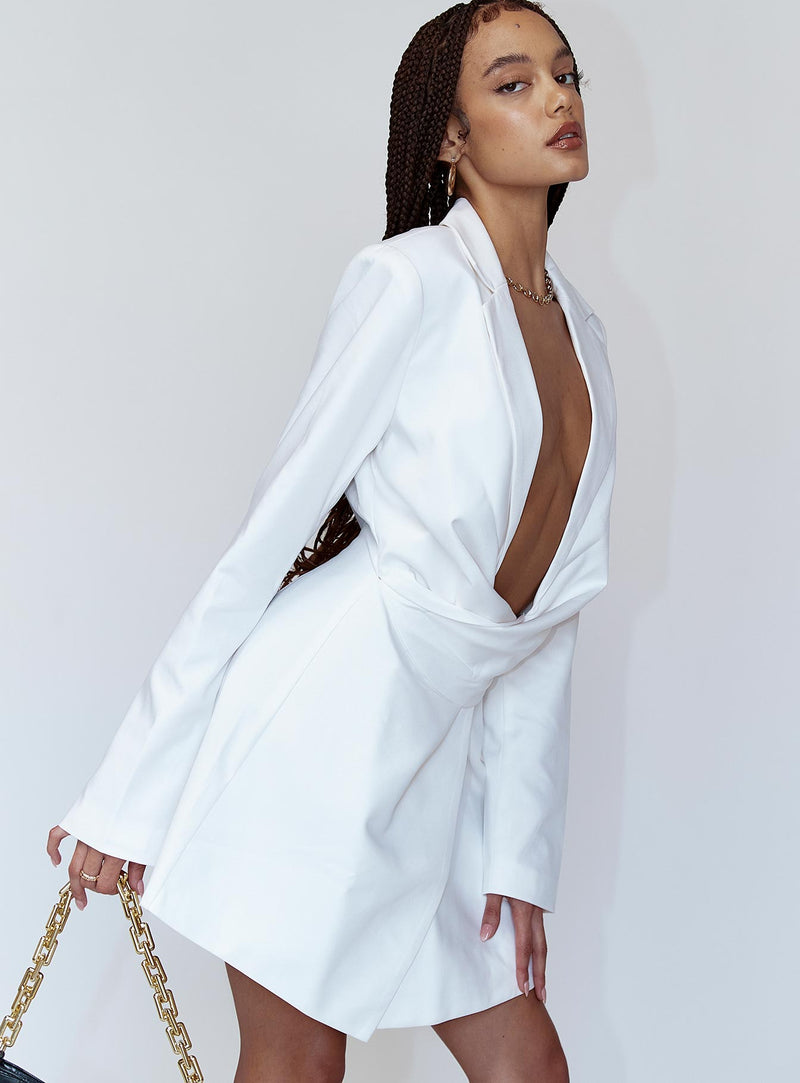 VIP Only Mini Dress White