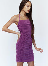 Evelyn Mini Dress Purple