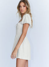 Madelyn Mini Dress Beige