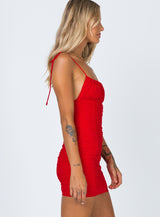 Moffett Mini Dress Red