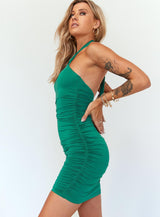 Masen Mini Dress Forest Green