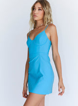 Novella Mini Dress Blue