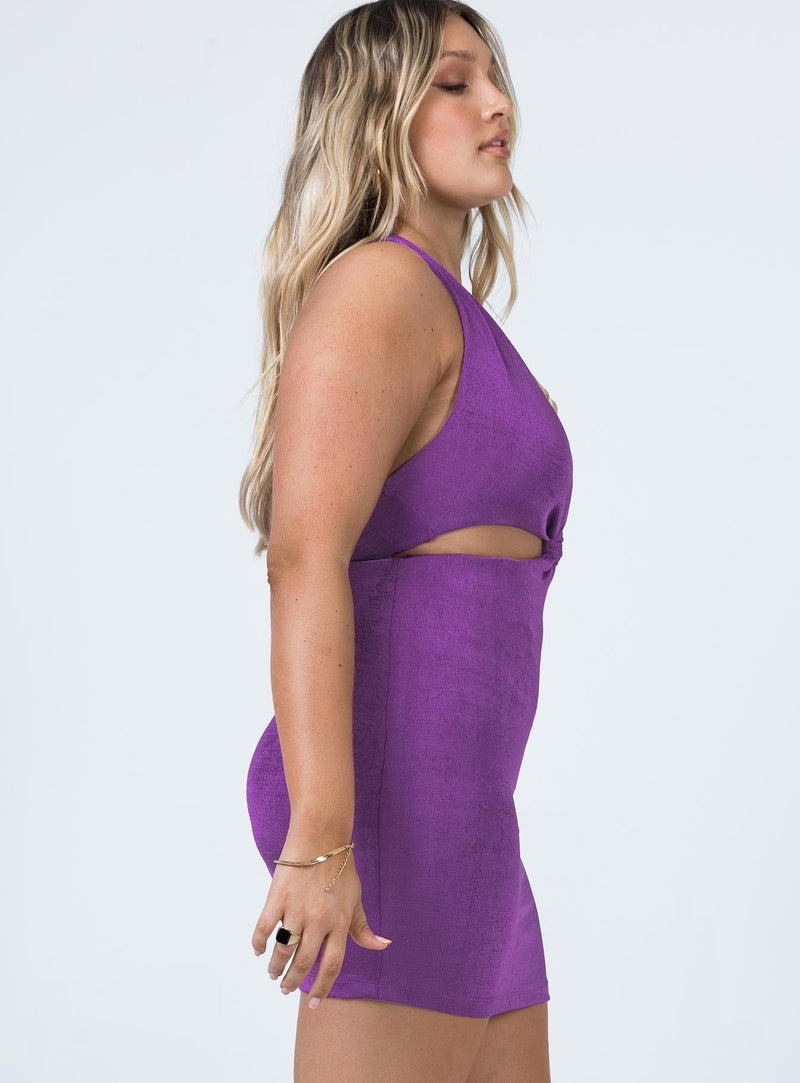 Peyton Mini Dress Purple