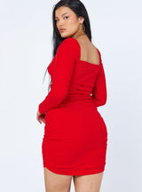 Portia Mini Dress Red