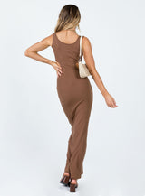 Alaska Maxi Dress Brown