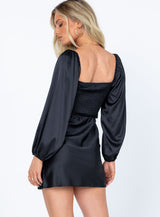 Nakita Long Sleeve Mini Dress Black