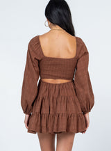 Campbell Mini Dress Brown