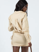 The Cult Mini Dress Camel