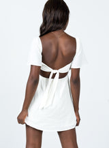 Summer Nights Mini Dress White