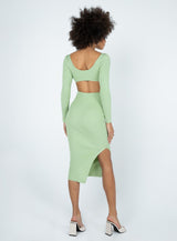 Lucia Midi Dress Green