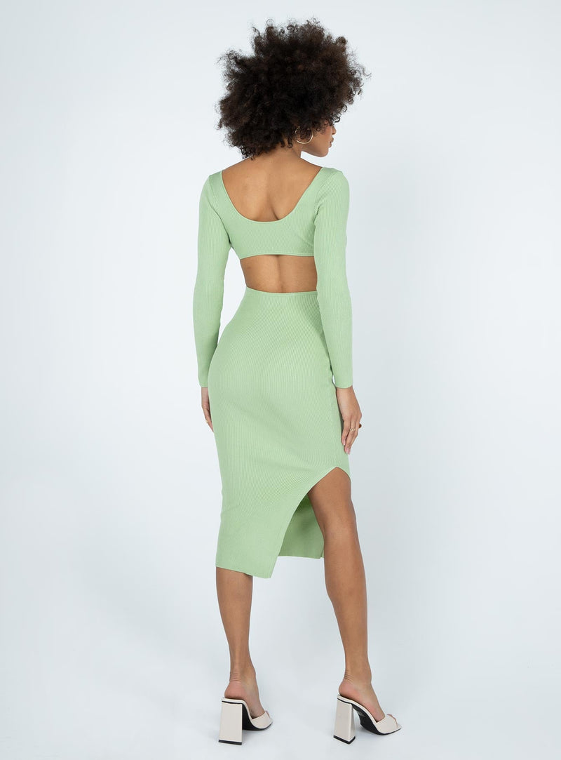 Lucia Midi Dress Green