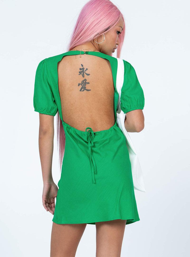 Fabian Mini Dress Green