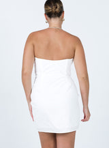Ivy Corset Mini Dress White
