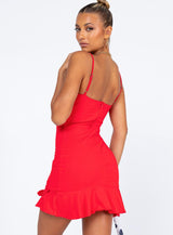 Kiribati Mini Dress Red