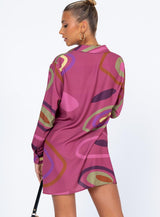 Lachlan Mini Dress Purple