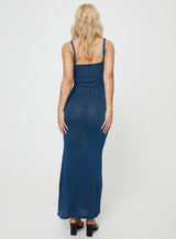 Alyssia Knit Maxi Dress Navy