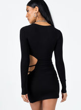 Thalia Mini Dress Black