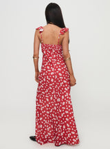 Barnadete Maxi Dress Red