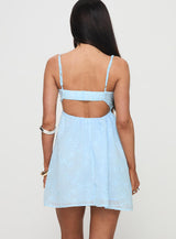 Granno Mini Dress Light Blue Petite