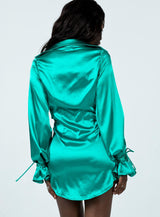Liberty Mini Dress Green
