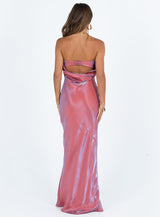 Aysa Strapless Maxi Dress Pink